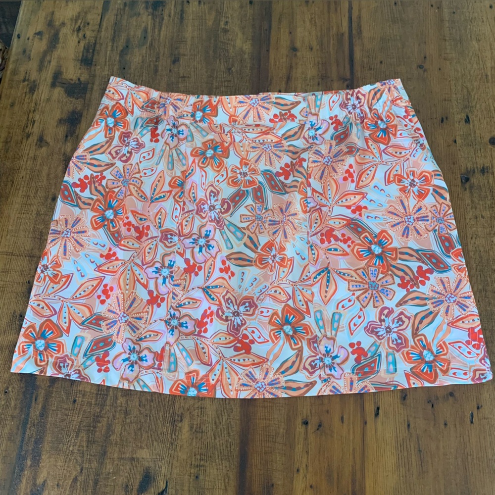 Ripskirt Hawaii Pinwheel Tropical Front Tie Skirt QuickDry Beach Travel Sz XXL - Picture 11 of 11